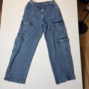 YFB Blue Cargo Pants Small
